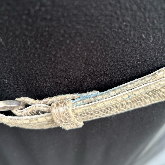 Suzi Roher snakeskin belt, small - Picture 3 of 7